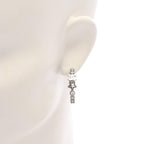 Chanel Earrings CC Logo Star Hoop Rhinestone — view 5