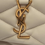 Saint Laurent Paris Shoulder Bag White Leather Le 57 — view 6