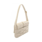Saint Laurent Paris Shoulder Bag White Leather Le 57 — view 2