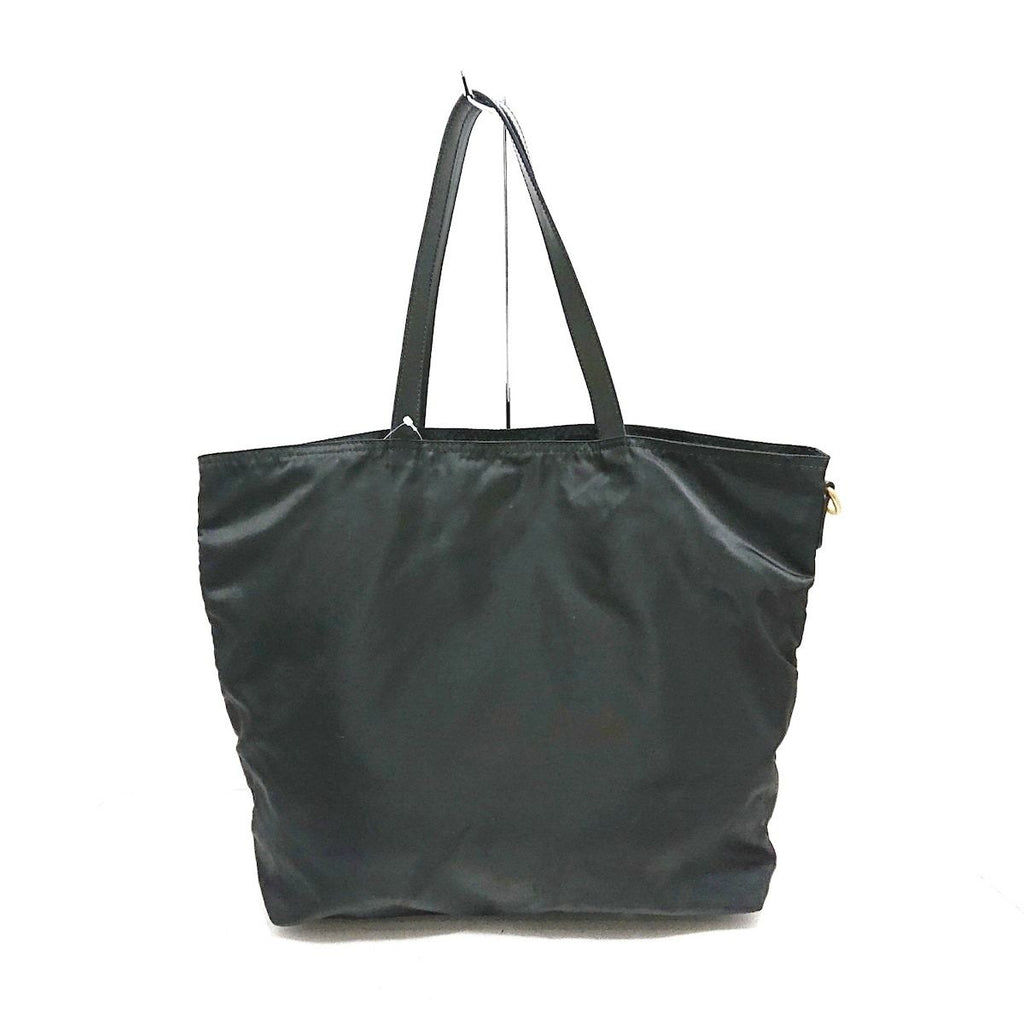 Prada Tote Bag Black Green Multi Leather Tag Bijou Bear — view 3