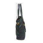 Prada Tote Bag Black Green Multi Leather Tag Bijou Bear — view 2