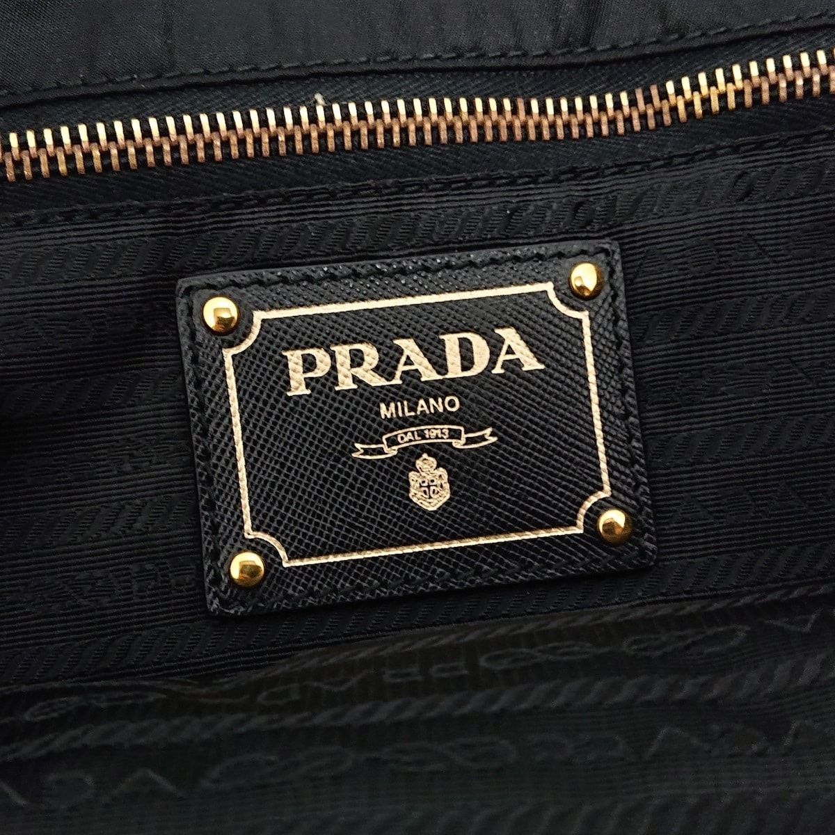Prada Tote Bag Black Green Multi Leather Tag Bijou Bear — view 8