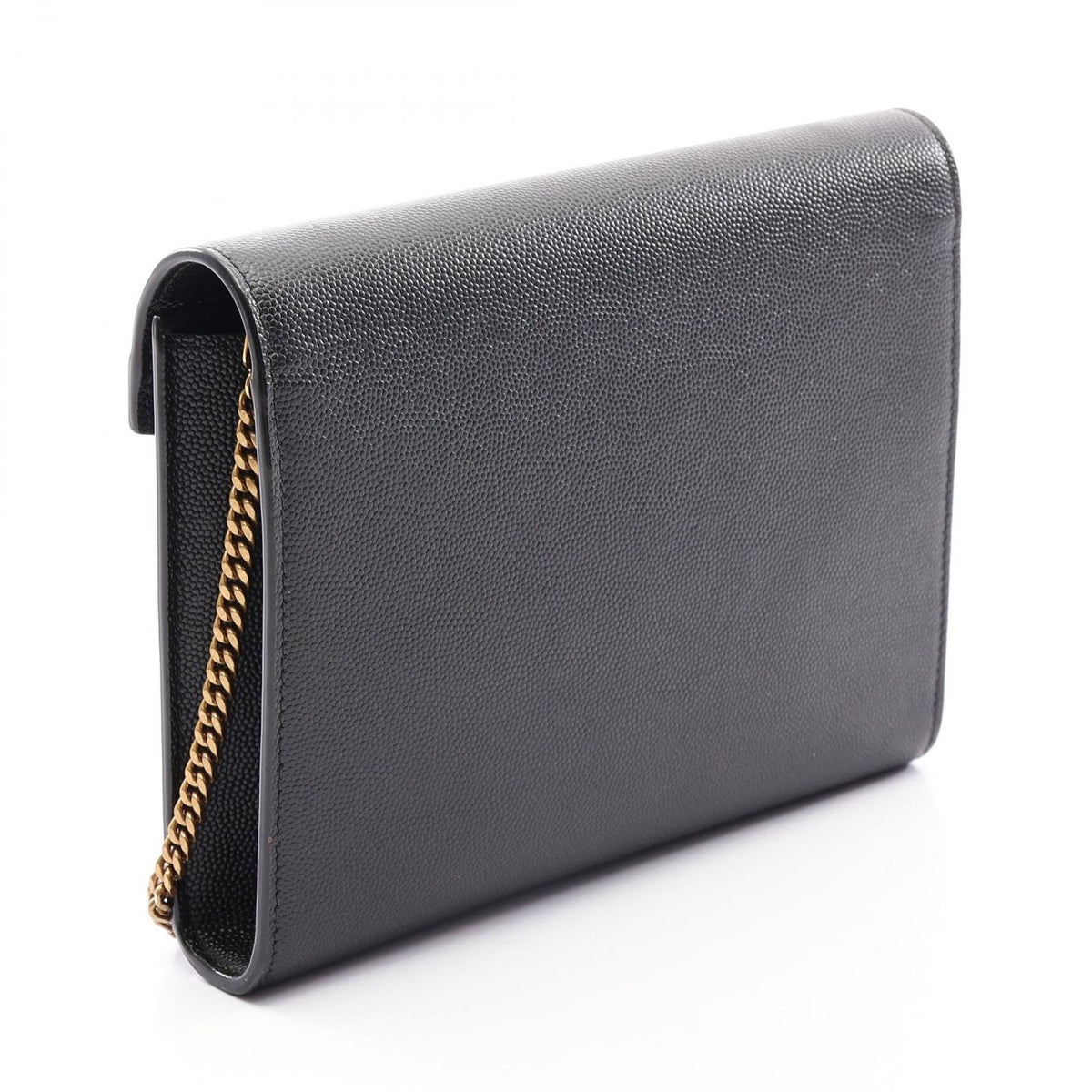 Saint Laurent Paris Shoulder Bag Cassandra Black Leather Chain — view 2