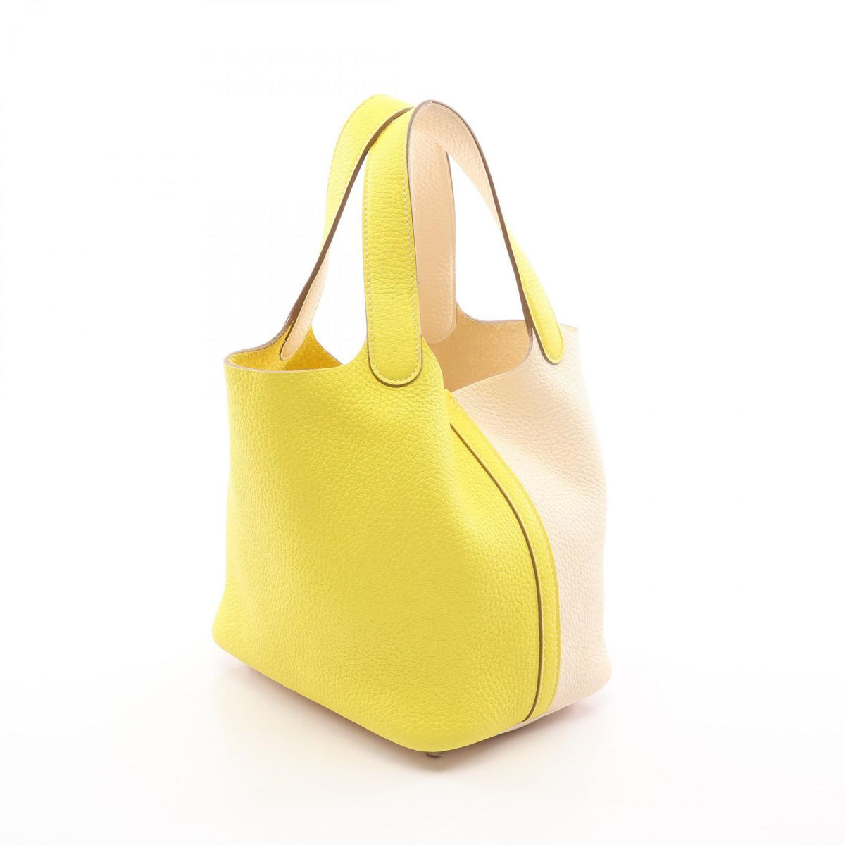 Hermes Handbag Picotin Lock PM Casaque Lime Nata — view 2