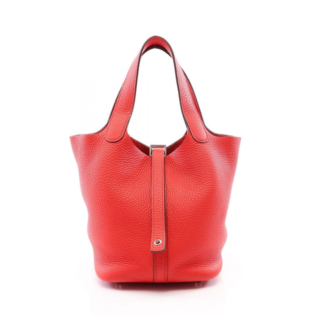 Hermes Handbag Picotin Lock PM Rouge de Coeur