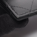 Chanel Coin Purse Quilted Black Leather Fragment Case — view 7