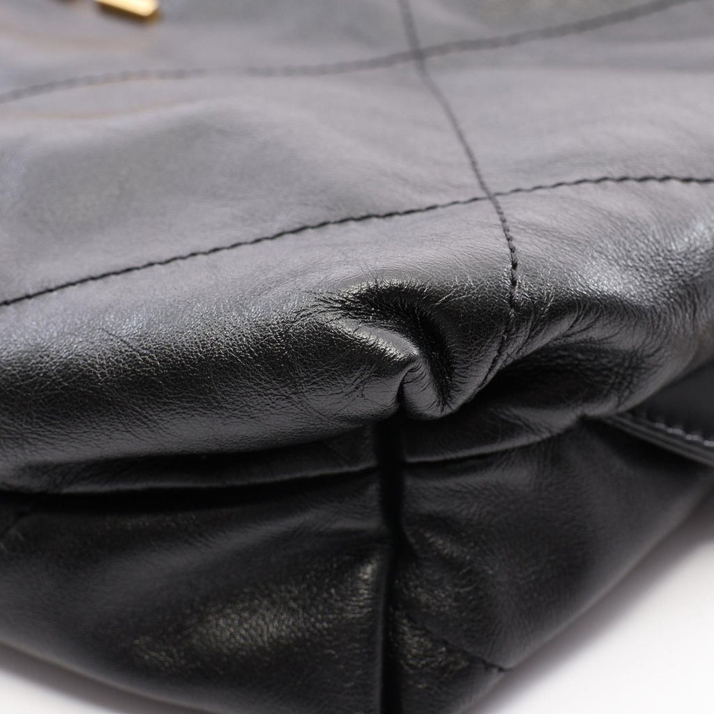 Chanel Backpack Chanel 22 Large Black Leather Chanel 22 Quilted Chain — view 6