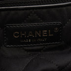 Chanel Backpack Chanel 22 Large Black Leather Chanel 22 Quilted Chain — view 4