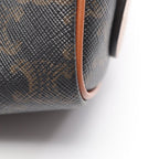 Celine Handbag Black Brown Leather Triomphe Mini — view 8