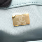 Chanel Shoulder Bag Quilted 2-Way Light Blue Lambskin Small Chain — view 5