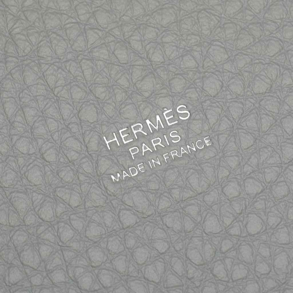 Hermes Handbag Picotin Lock PM Gray Pantin — view 4