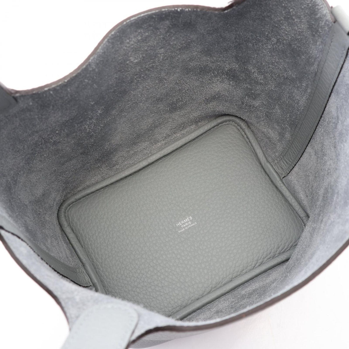 Hermes Handbag Picotin Lock PM Gray Pantin — view 3