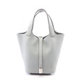 Hermes Handbag Picotin Lock PM Gray Pantin