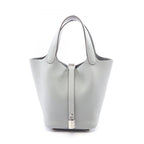 Hermes Handbag Picotin Lock PM Gray Pantin