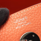 Hermes Shoulder Bag Lindy 30 Crevette — view 4