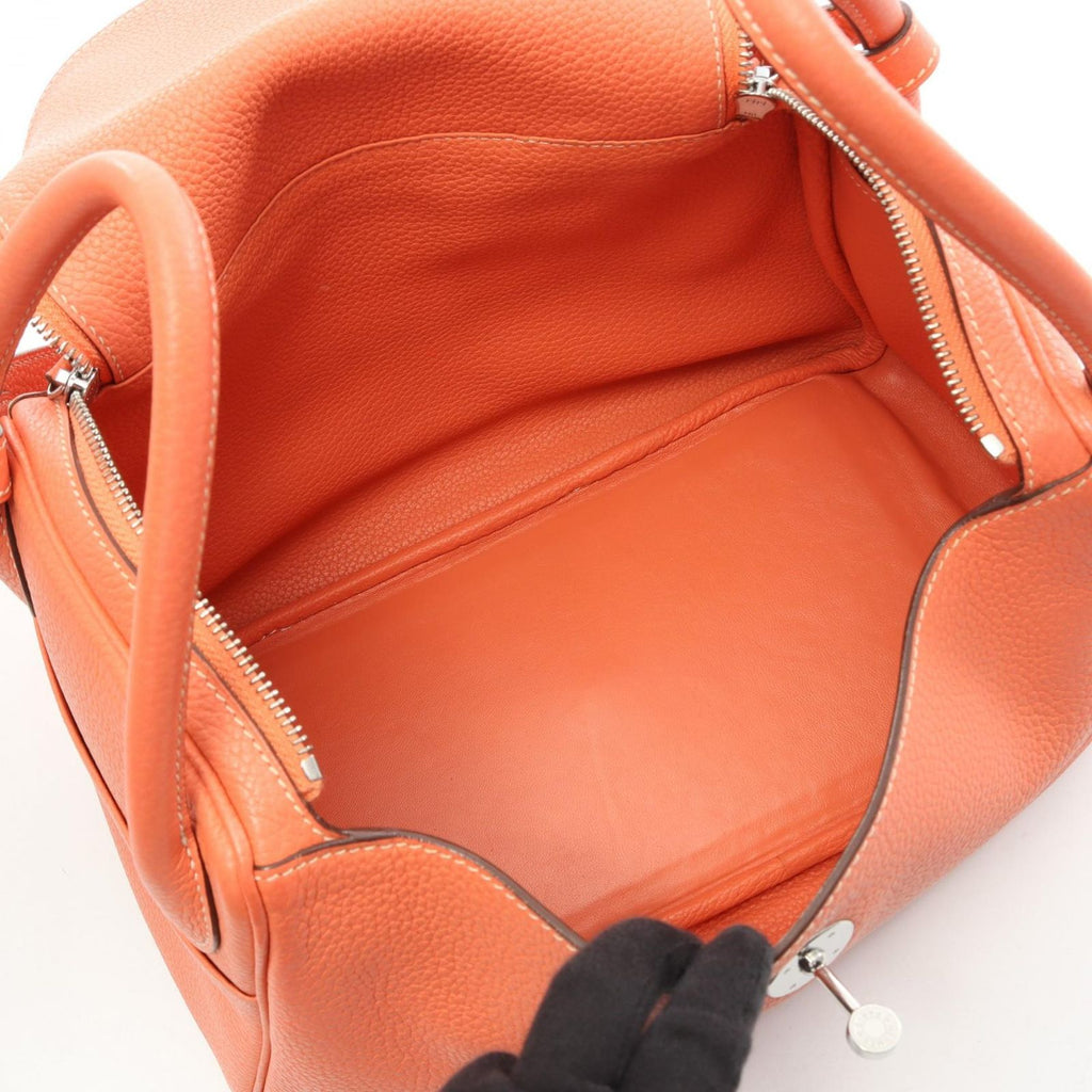 Hermes Shoulder Bag Lindy 30 Crevette — view 3
