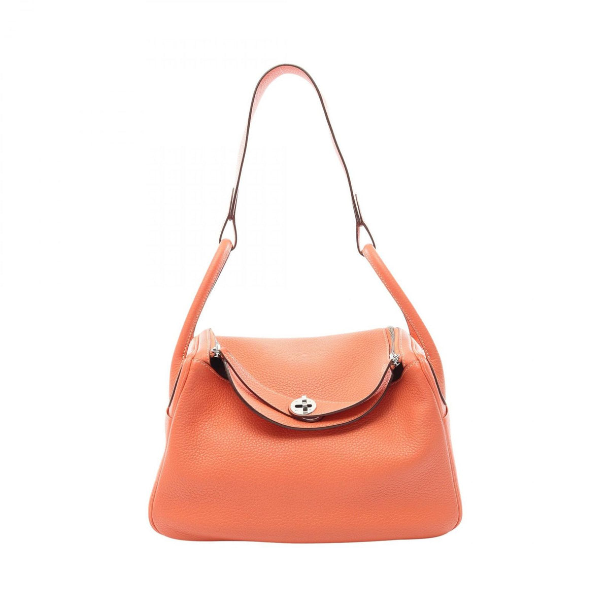 Hermes Shoulder Bag Lindy 30 Crevette