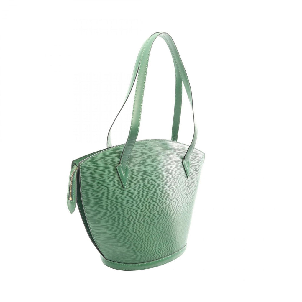Louis Vuitton Shoulder Bag Saint Jacques Shopping Borneo Green Leather — view 2