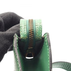 Louis Vuitton Shoulder Bag Saint Jacques Shopping Borneo Green Leather — view 6