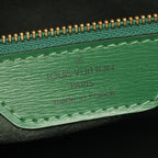Louis Vuitton Shoulder Bag Saint Jacques Shopping Borneo Green Leather — view 4
