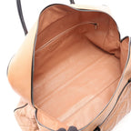Chanel Boston Bag Quilted Pink Beige Black Caviar Leather — view 3