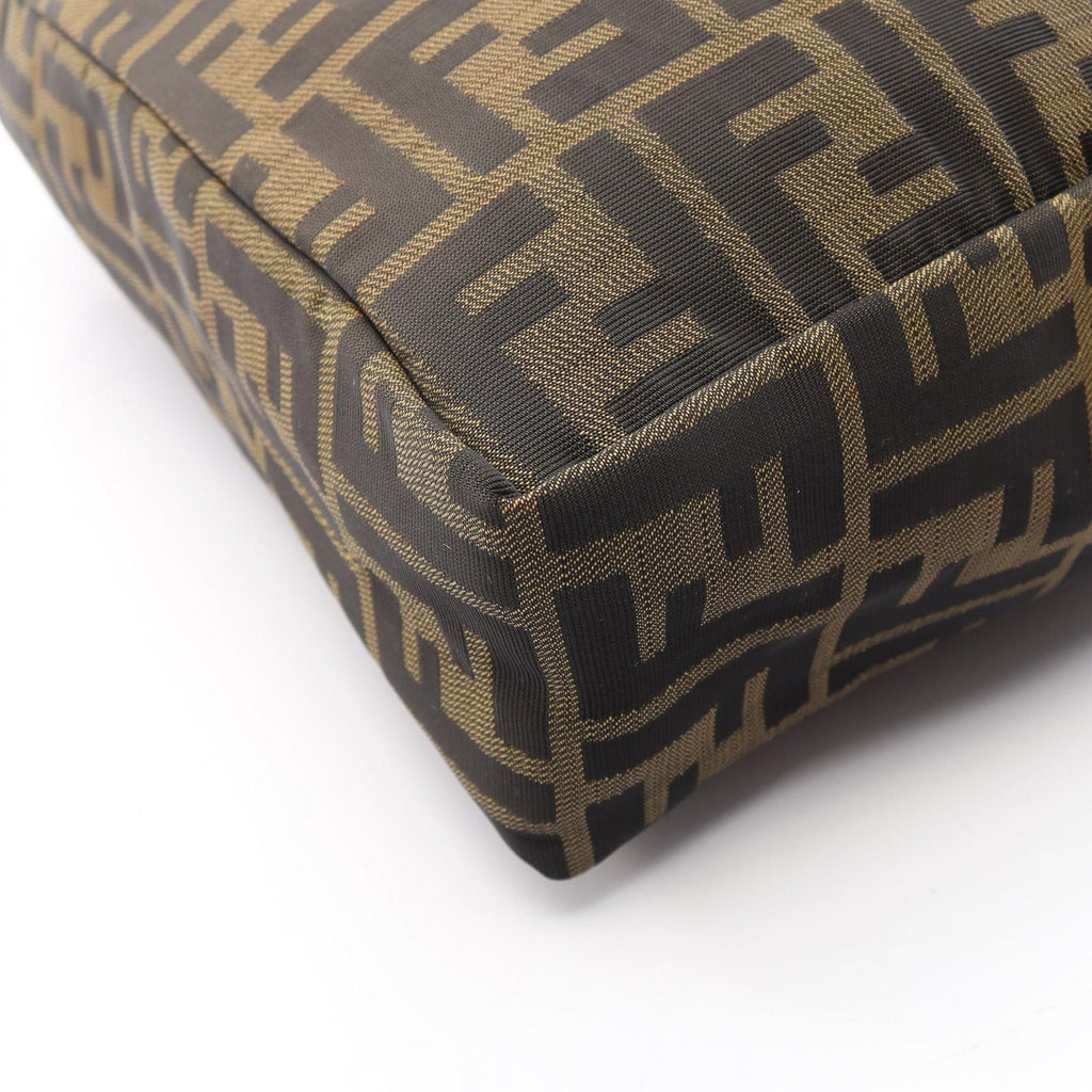 Fendi Tote Bag Zucca Brown Canvas Leather — view 5