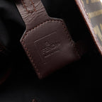 Fendi Tote Bag Zucca Brown Canvas Leather — view 4