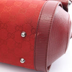 Gucci Handbag Bamboo GG Canvas Red — view 7