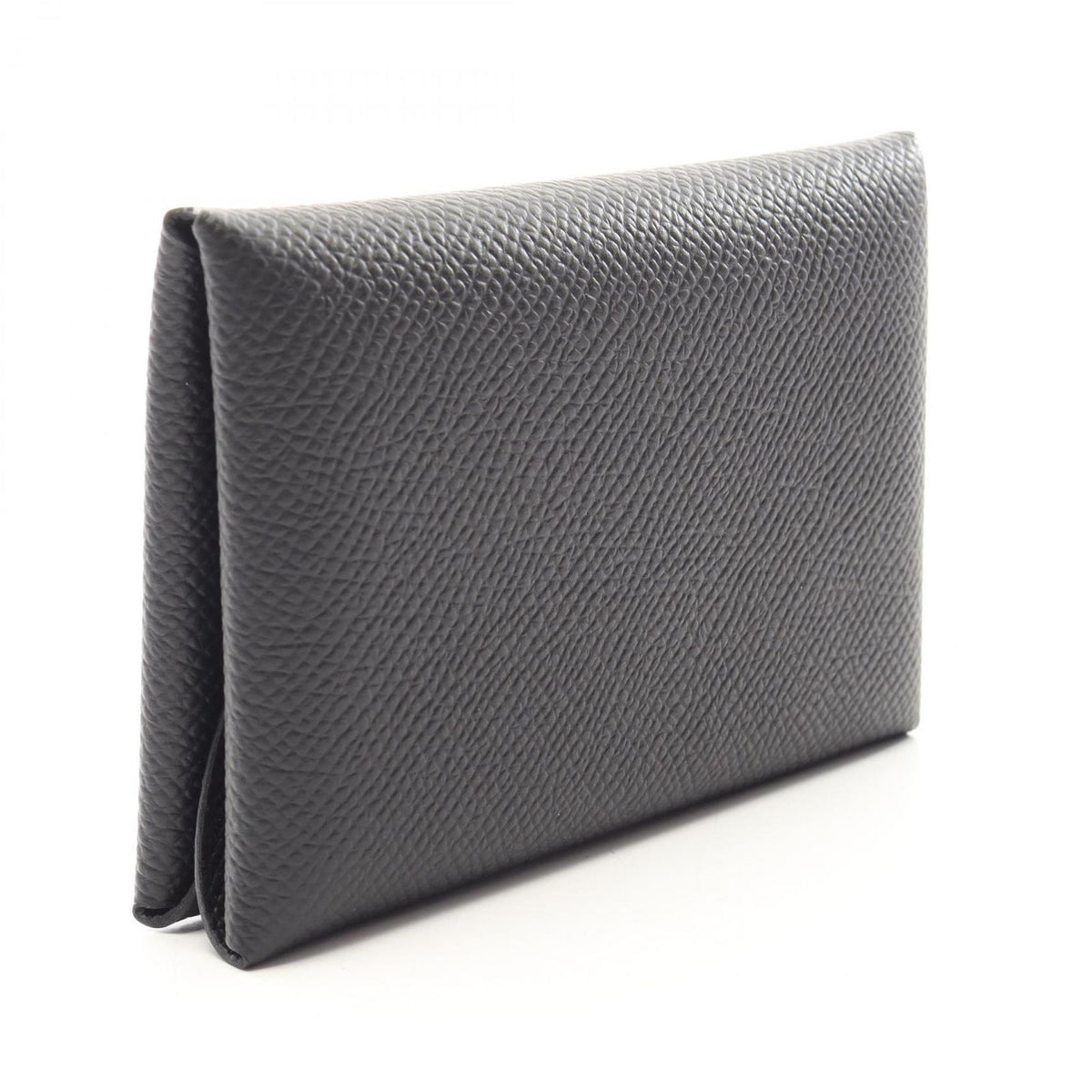 Hermes Coin Purse Calvi Duo Black — view 2