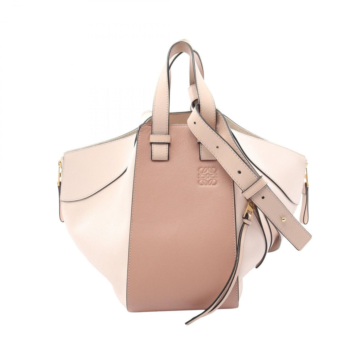 Loewe Handbag Hammock Small 2-Way Light Pink Leather