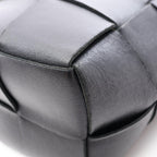Bottega Veneta Shoulder Bag Cassette Mini Crossbody Bucket Black Leather — view 7