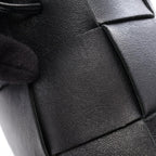Bottega Veneta Shoulder Bag Cassette Mini Crossbody Bucket Black Leather — view 8
