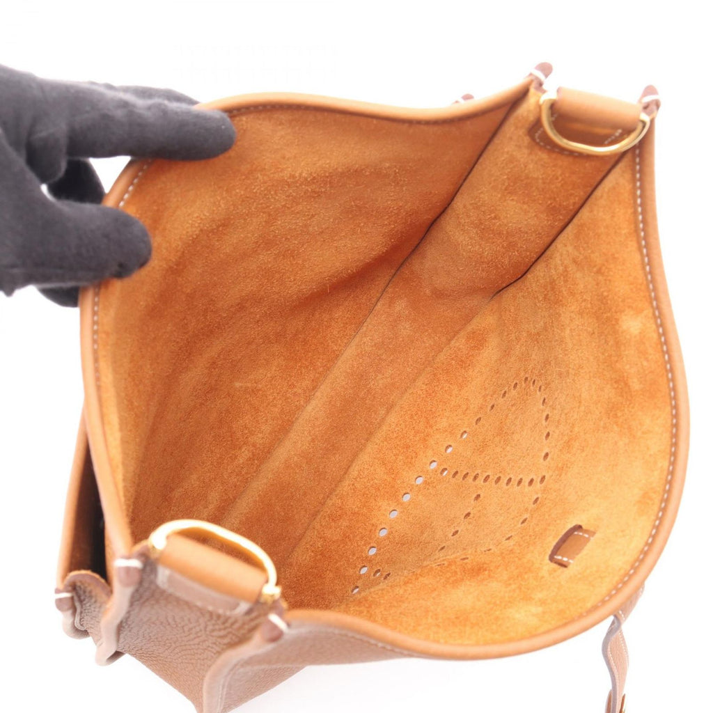 Hermes Shoulder Bag Evelyne 3 Trois PM Gold — view 3