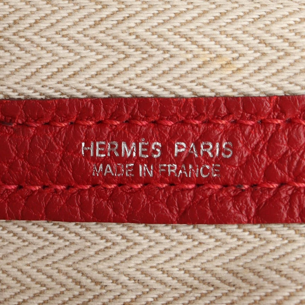 Hermes Tote Bag Garden Party PM Rouge Casaque PM — view 4