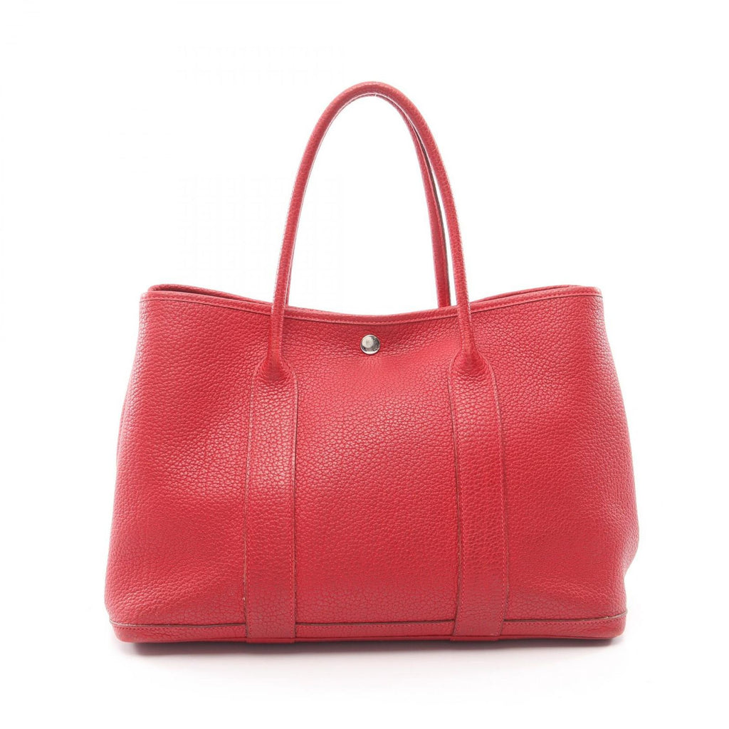 Hermes Tote Bag Garden Party PM Rouge Casaque PM
