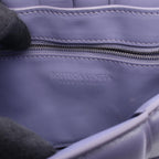 Bottega Veneta Shoulder Bag Padded Cassette Purple Leather — view 4