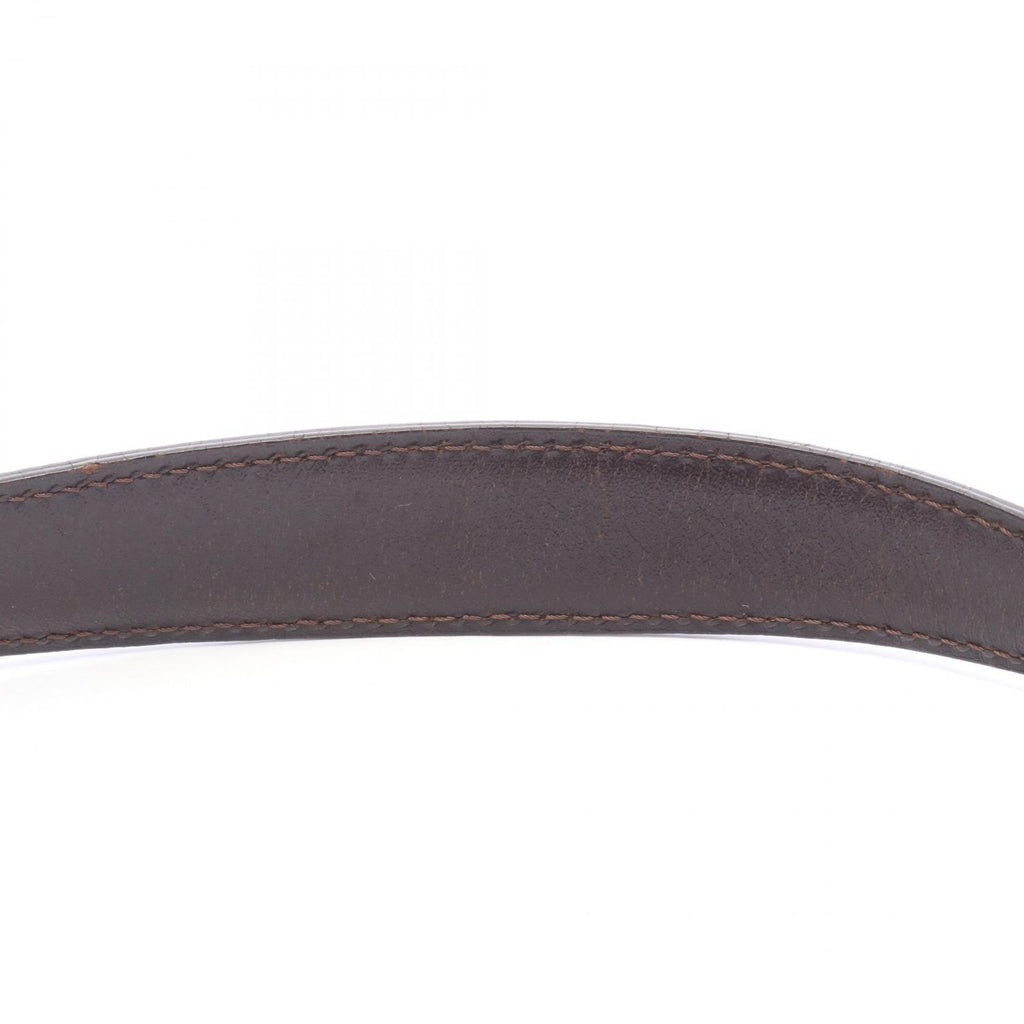 Fendi Shoulder Bag Zucca Brown Black Canvas Leather — view 7
