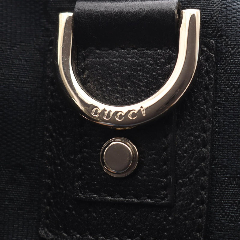 Gucci Shoulder Bag Abbey GG Canvas Black — view 8