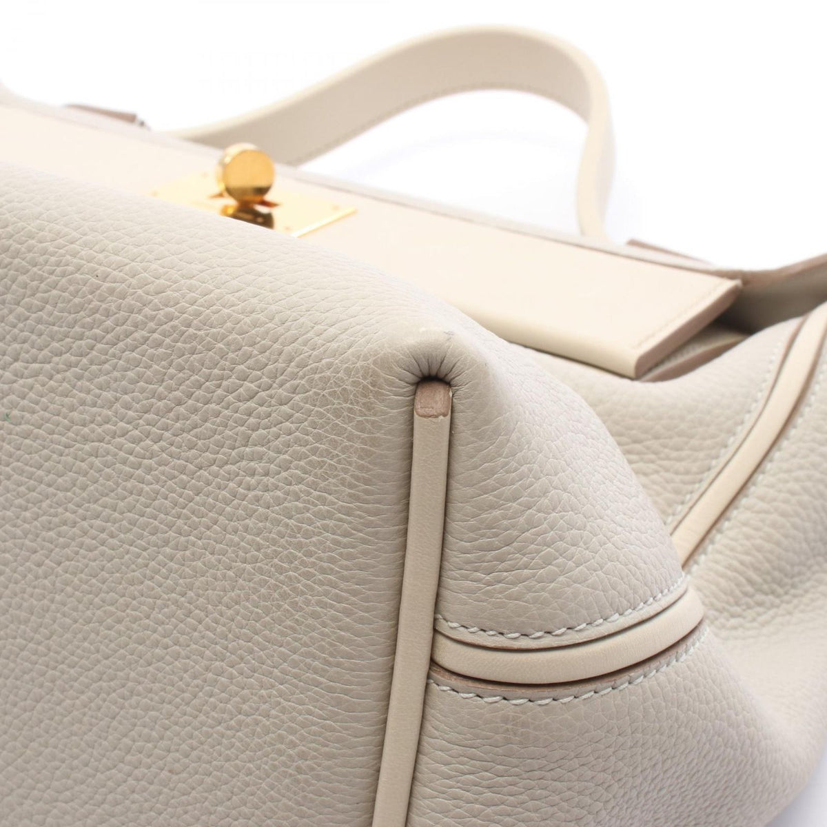 Hermes Handbag 24/24/24 Vanquatre 35 Pearl Gray Cles — view 8