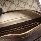 Gucci Shoulder Bag Ophidia Small GG Supreme Beige Brown Green Leather — view 5
