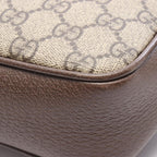 Gucci Shoulder Bag Ophidia Small GG Supreme Beige Brown Green Leather — view 8