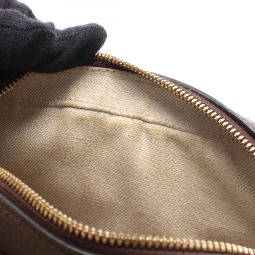 Gucci Shoulder Bag Ophidia Small GG Supreme Beige Brown Green Leather — view 7