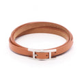 Hermes Bracelet Hapi 3 Long Orange Leather III