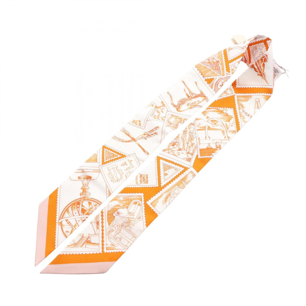 Hermes Scarf Twilly le Philateliste du Faubourg Ribbon Silk — view 3