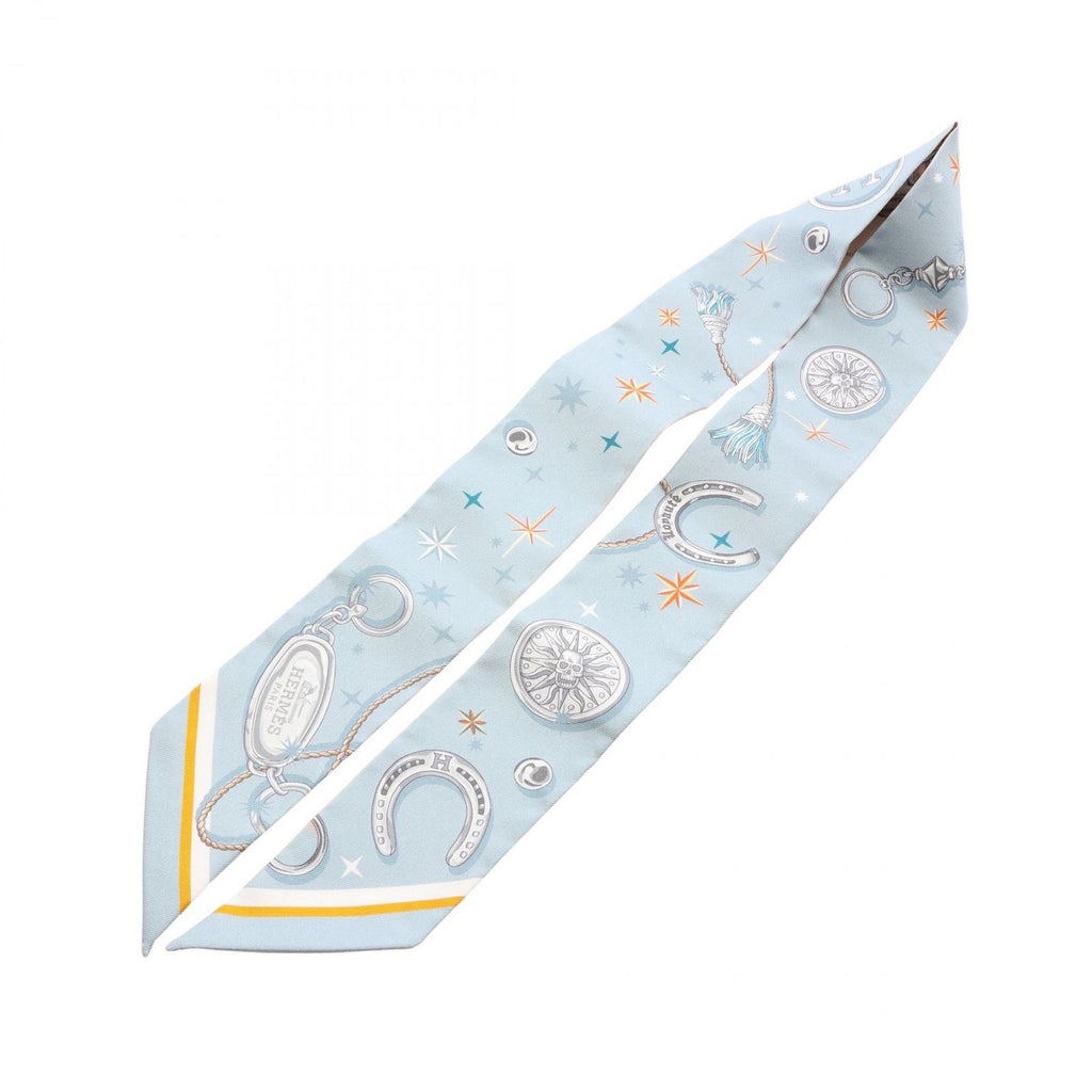 Hermes Scarf Twilly C'est la Fete Ribbon Silk — view 2
