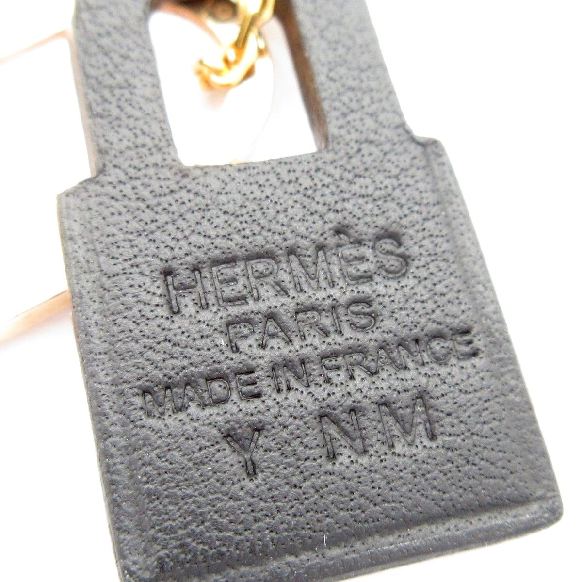 Hermes Necklace O'Kelly PM Pink Gold Black — view 5