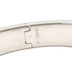 Hermes Bangle Clic Clac Ash Orange Silver Bracelet — view 4