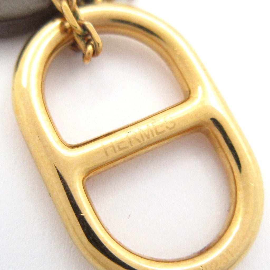 Hermes Necklace Chaine D'ancre Leather Gold — view 5