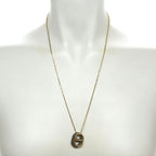 Hermes Necklace Chaine D'ancre Leather Gold — view 2