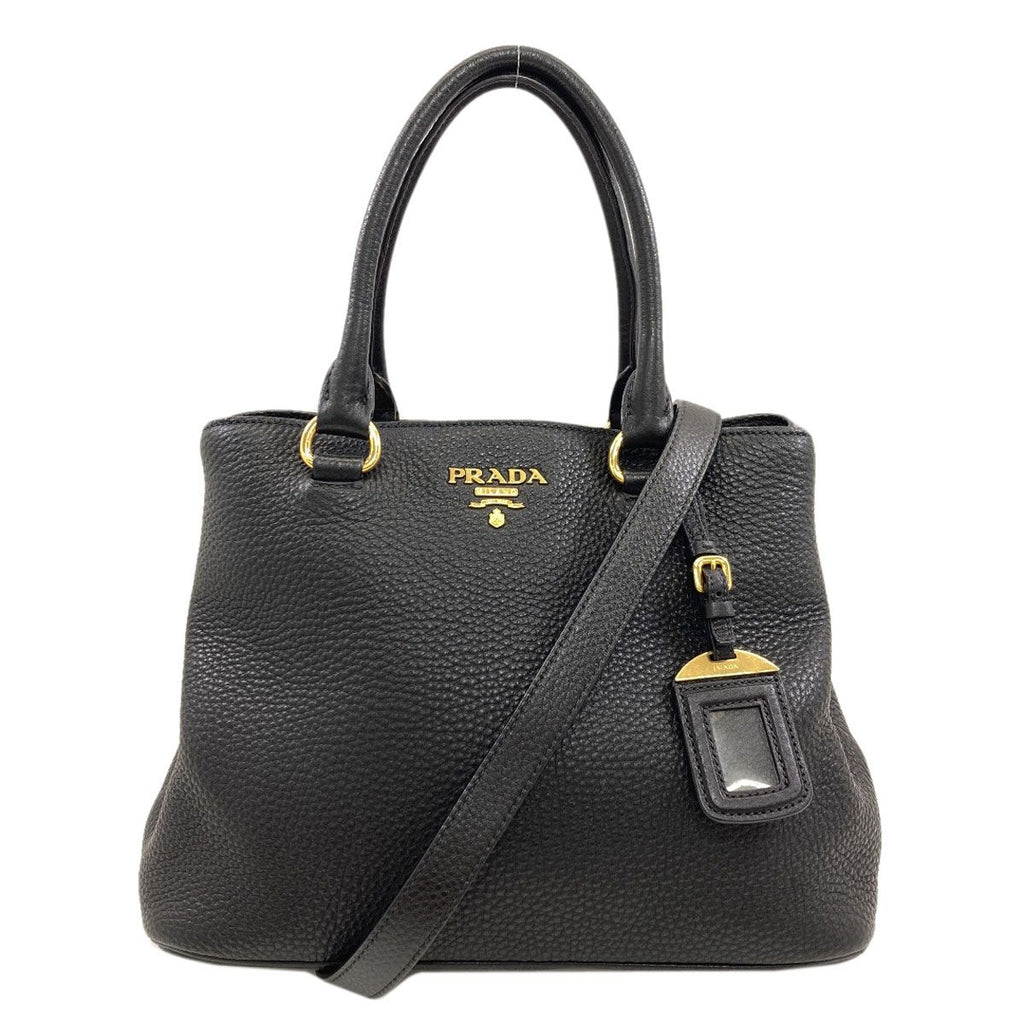 Prada 2-Way Tote Bag Leather